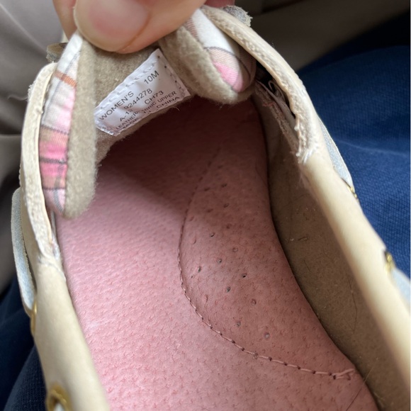 NEW Sperry top sides boat shoes size 10 pink - Picture 5 of 6